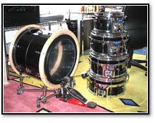 the assembled drums 