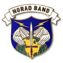 NORAD Band Metal Badge