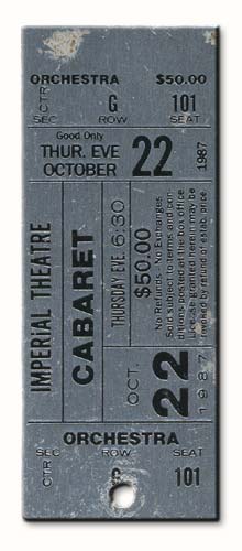 Cabaret Ticket