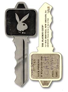 Key to Playboy Club, New Orleans