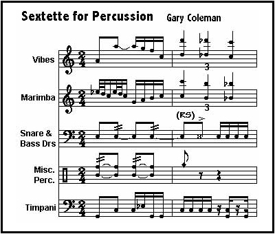 Sextette for Percussion