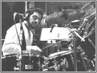 Steve Gadd in the studio