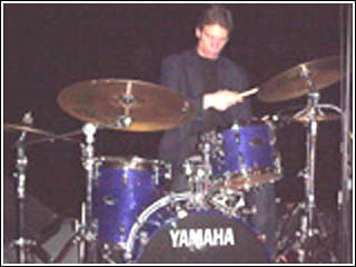 John Riley and his Yamaha Drums