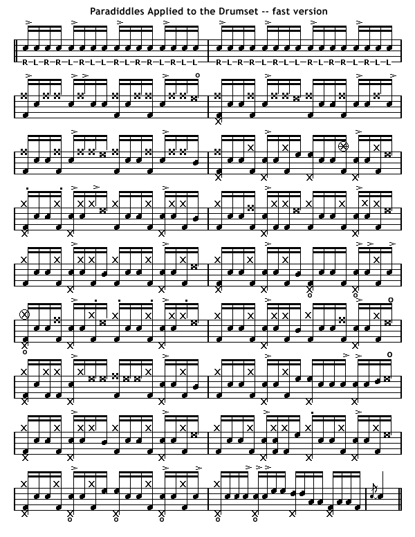 Dave Weckl -- Slow Paradiddle Application