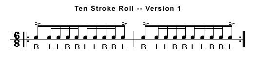 10-15 Stroke Rolls