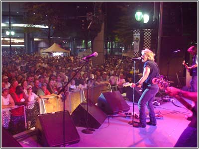 John Cafferty at the The Coca Cola 600 Festival in Charlotte, NC