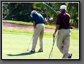 Teeing off in Kaanapali