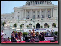 The Voices perform on the U.S. Capitol Steps