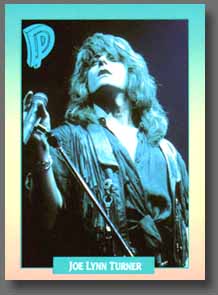 Joe Lynn Turner -- Deep Purple Trading Card